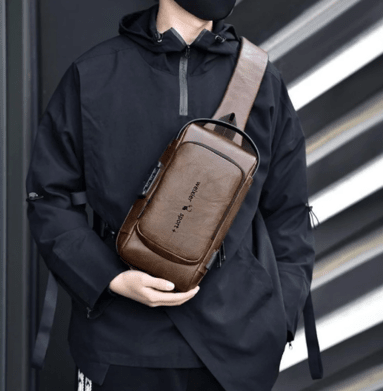 شنطة كتف وظهر مدمجة ب USB للشحن الذكية