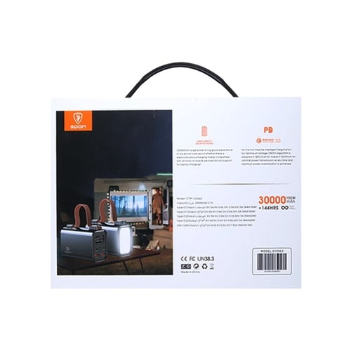 باور بنك 30,000 مللي أمبير – 100 واط | الشحن الذكي...