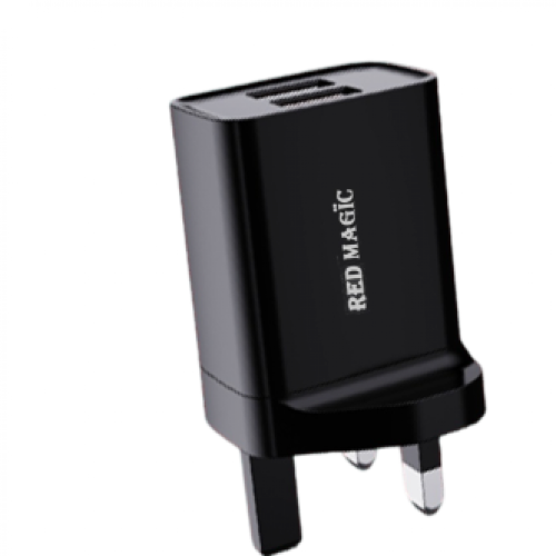 شاحن Red Magic المنزلي السريع 12 واط - منفذين USB...
