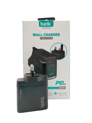 شاحن بي دي ثلاثي السرعة 45 واط من بيلك - منفذين لل...