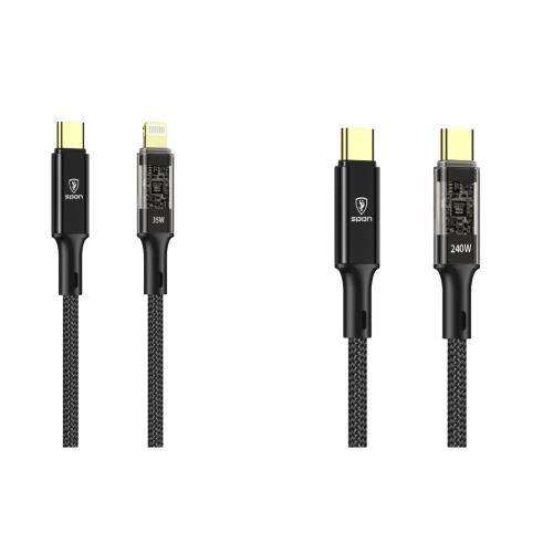 كابلات الشحن والحماية الذكية – شحن فائق وحماية ذكي...