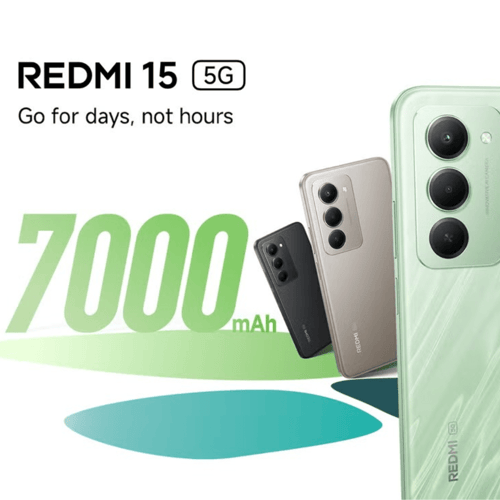 شاومي ريدمي 15 5G – ذاكرة 256GB ورام 8GB وبطارية 7...