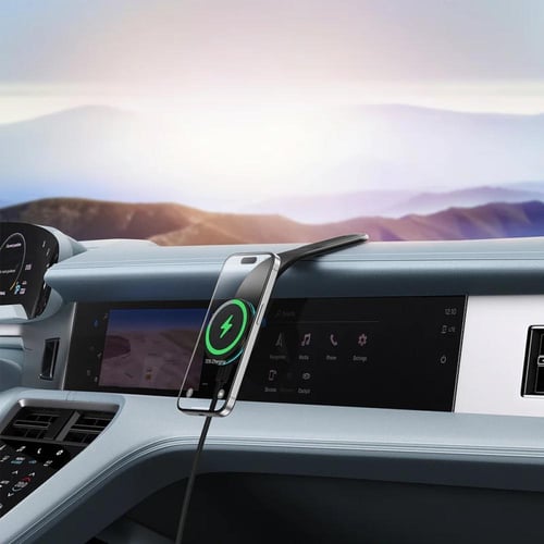 Baseus- حامل جوال C02 برو مع شحن لاسلكي مغناطيسي م...