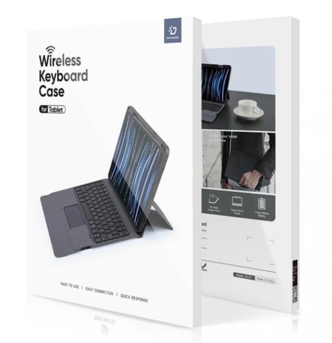 غطاء حماية مع لوحة مفاتيح لجهاز أيباد أبل المتطور