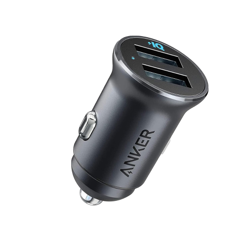 شاحن سيارة معدني يو اس بي انكر ميني 24 واط/4.8 امب...