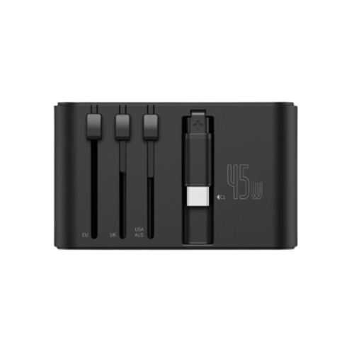 شاحن السفر العالمي GaN 45 واط من Spon – بكابل مدمج...