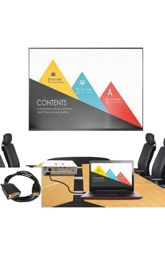 كابل HDMI الى VGA 1080P ذكر M سلك محول فيديو متواف...