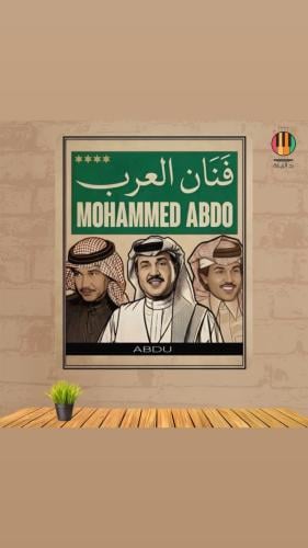 لوحة محمد عبده