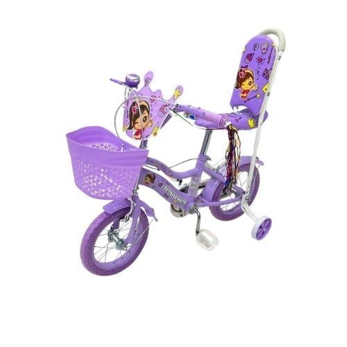 دراجة بناتي مقاس 12 كفر صب ومسند ظهر