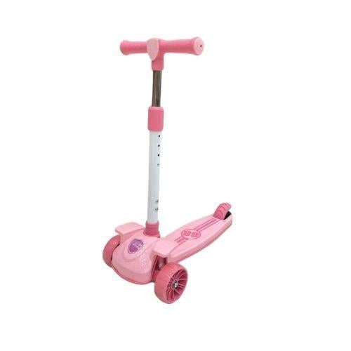 سكوتر دفع قابل للطي بارتفاع قابل للتعديل 3 عجلات