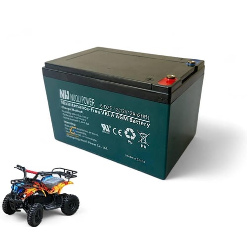 بطارية 12فولت 12 امبير دباب 4 كفر صحراوي