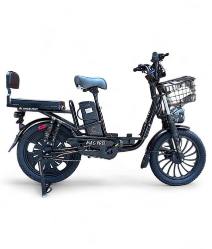 دراجة كهربائية مقاس 20 كفر عريض 2 كرسي وسله