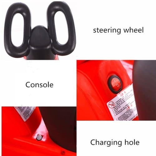 سكوتر الهبة للأطفال قابل للشحن مع ريموت تحكم