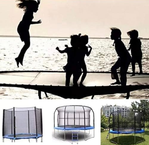 نطيطه أطفال 8قدم مع حاجز حماية 8 قدم