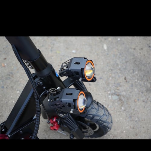 سكوتر الوحش الكهربائي 48 فولت باللونين الأحمر والأ...