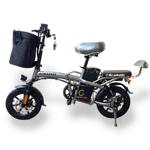 دراجة كهربائيةSK14 من الوكيل قابلة للطي مزودة ببلو...