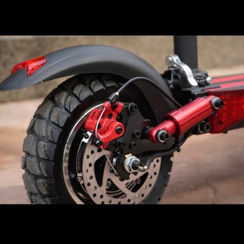 سكوتر الوحش الكهربائي 48 فولت باللونين الأحمر والأ...
