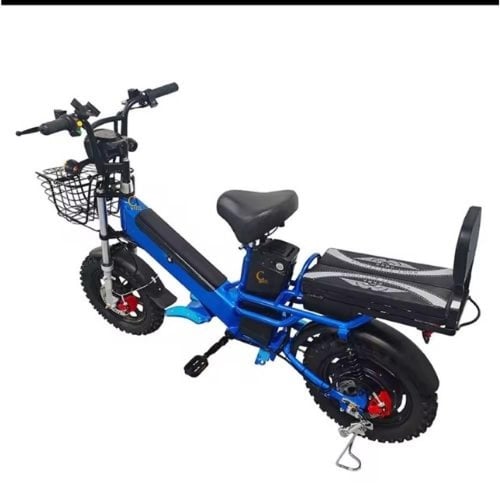 دراجة كهربائية مقاس 16 مزوده ببطارتين الاصلي