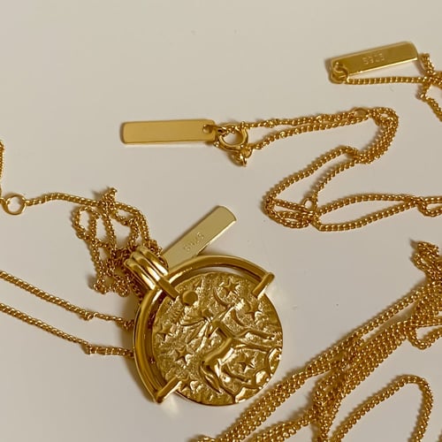 سلسلة برج القوس, من الفضة الاسترليني عيار 925 مطلي...