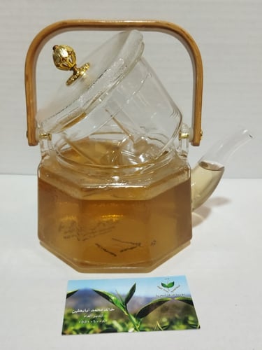 براد زجاج 800 مل ومصفاة منفصله