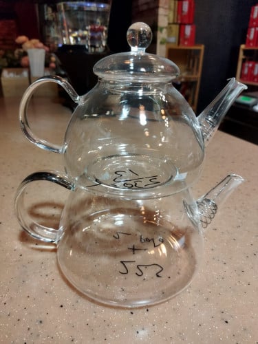 طقم فوق بعض سادة مجموع (2لتر) | Teapot pair (2L)
