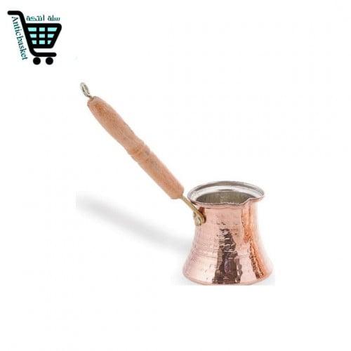 ركوة نحاسية للقهوة التركية من هاشيفر صنع يدوي