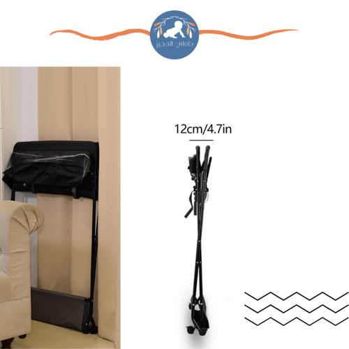 طاولة غيار بهيكل معدني لون أسود