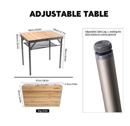 طاولة تخييم ديان