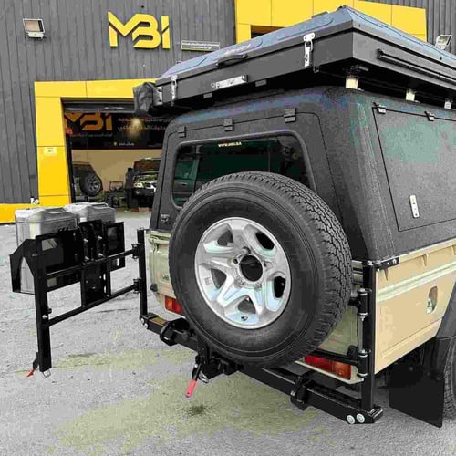 صدام خلفي مدمج مع حامل اسبير علاقي شاص تويوتا يمين...