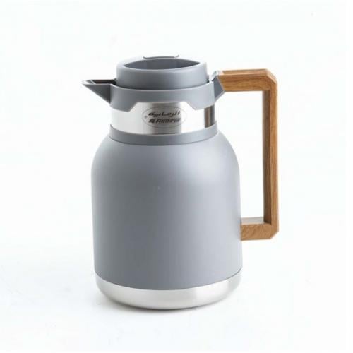 ترمس استانلس ستيل رصاصي غامق من الرماية