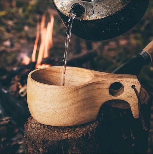 كوب قهوة خشبي من أنست بوشكرافت