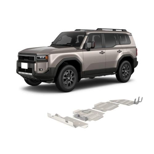 صاجات حماية برادو 2024 - المنيوم