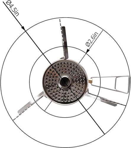 موقد غاز التخييم المحمول من فاير ميبل بولاريس | مص...