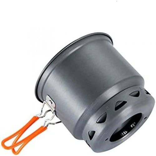 وعاء القيقب الناري ومقلاة للتخييم، مجموعة أدوات ال...