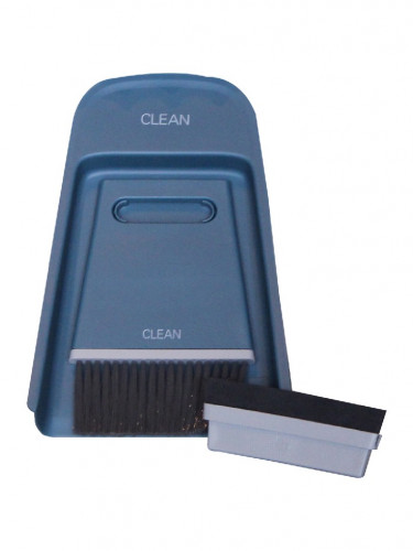CLEANING BAR BRUSH BLUE- مكنسة لبار القهوة يدوية أ...
