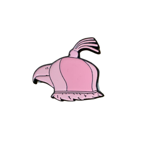 ملصق حديد برقع صقر لون وردي