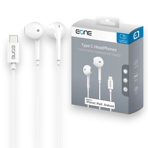 اي ون - سماعة مدخل تايب سي (معتمدة)