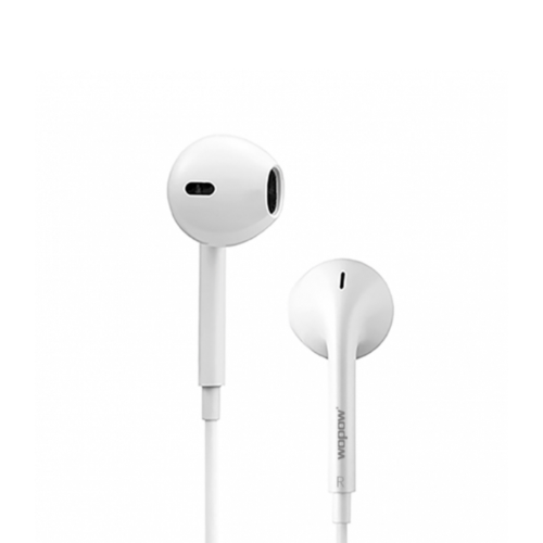 ووبو - سماعة سلكية في الاذن - اللون ابيض