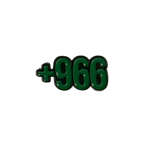 ملصق حديد 966+ اللون أخضر