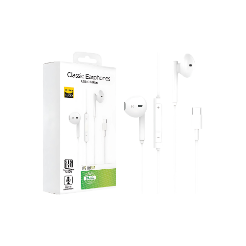 تن بلس - سماعة أذن سلكية USB-C بجودة صوت عالية T34...