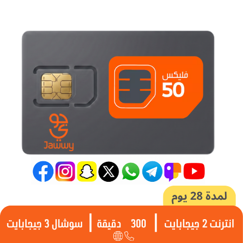 جوي - فليكس 50 - شريحة مسبقة الدفع