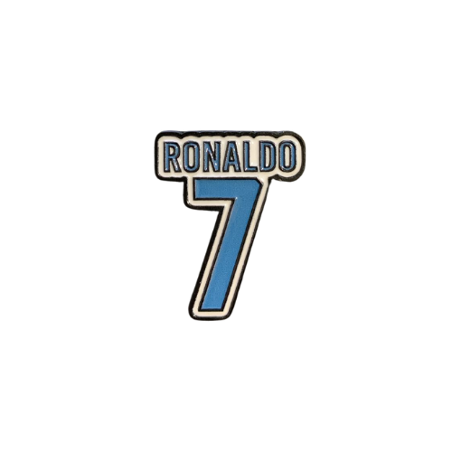 ملصق حديد رونالدو 7 - اللون أبيض و أزرق