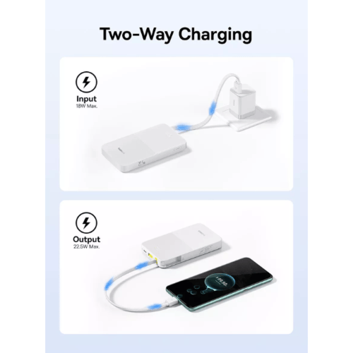 بيسوس - بور بانك EnerFill FC51 + سلك تايب سي مدمج...