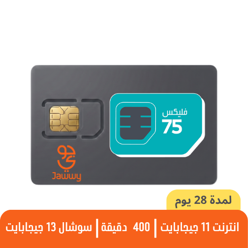 جوي - فليكس 75 - شريحة مسبقة الدفع