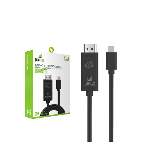 تن بلس - كيبل HDMI إلى تايب سي بدقة 4K