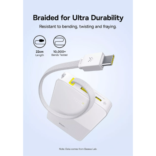 بيسوس - بور بانك EnerFill FC51 + سلك تايب سي مدمج...