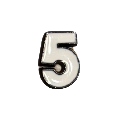 ملصق حديد رقم 5 (خمسة)