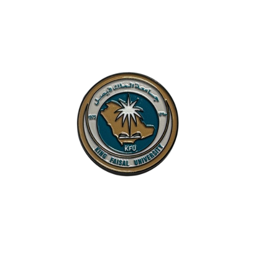 ملصق حديد جامعة الملك فيصل