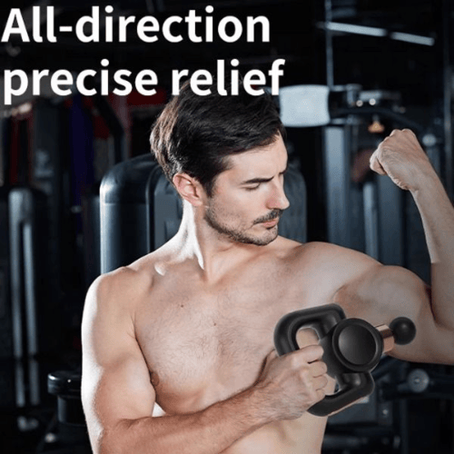 جهاز تدليك Fascial Gun محمول – 5 مستويات طاقة – 4...