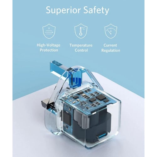 انكر - شاحن منزلي بمدخل PD بقوة 20 واط - أبيض